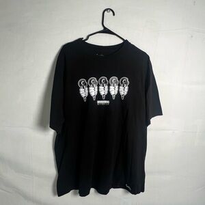 Cookies Graphic T-Shirt XXL Black - Microphone Design - Rare Streetwear